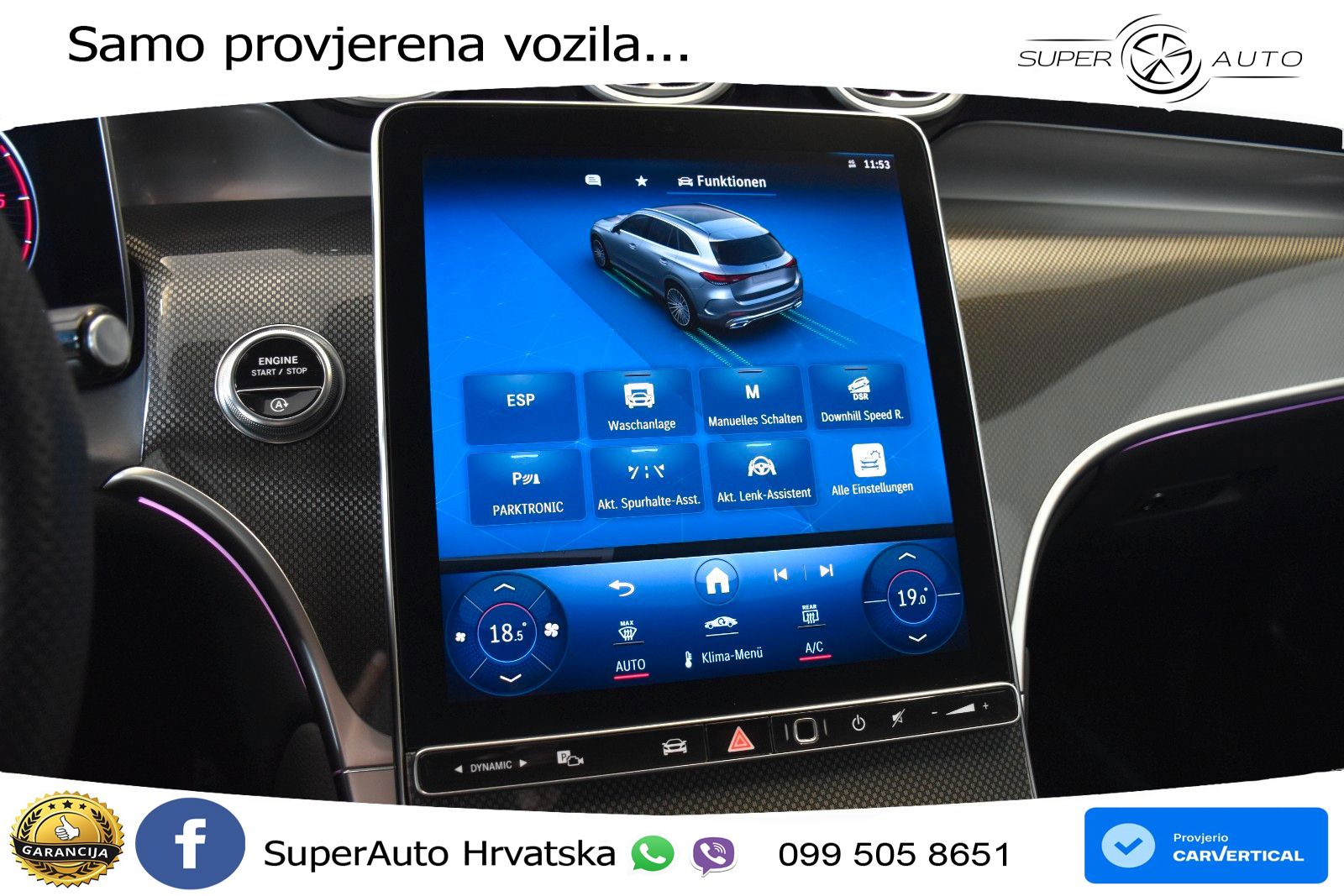 Mercedes GLC 220d (197 KS) 4MATIC 9G-TRONIC AMG LED+GR SJED+ACC