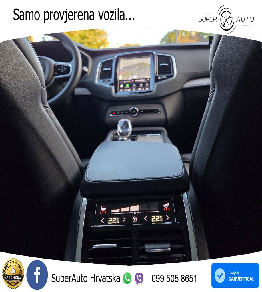 Volvo XC90 2.0 B5 Diesel AWD Automatic ZRAČNI+ACC+GR SJED+KAM+PANO