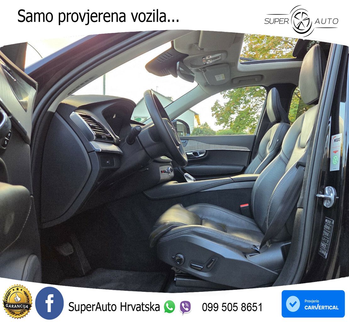 Volvo XC90 2.0 B5 Diesel AWD Automatic ZRAČNI+ACC+GR SJED+KAM+PANO