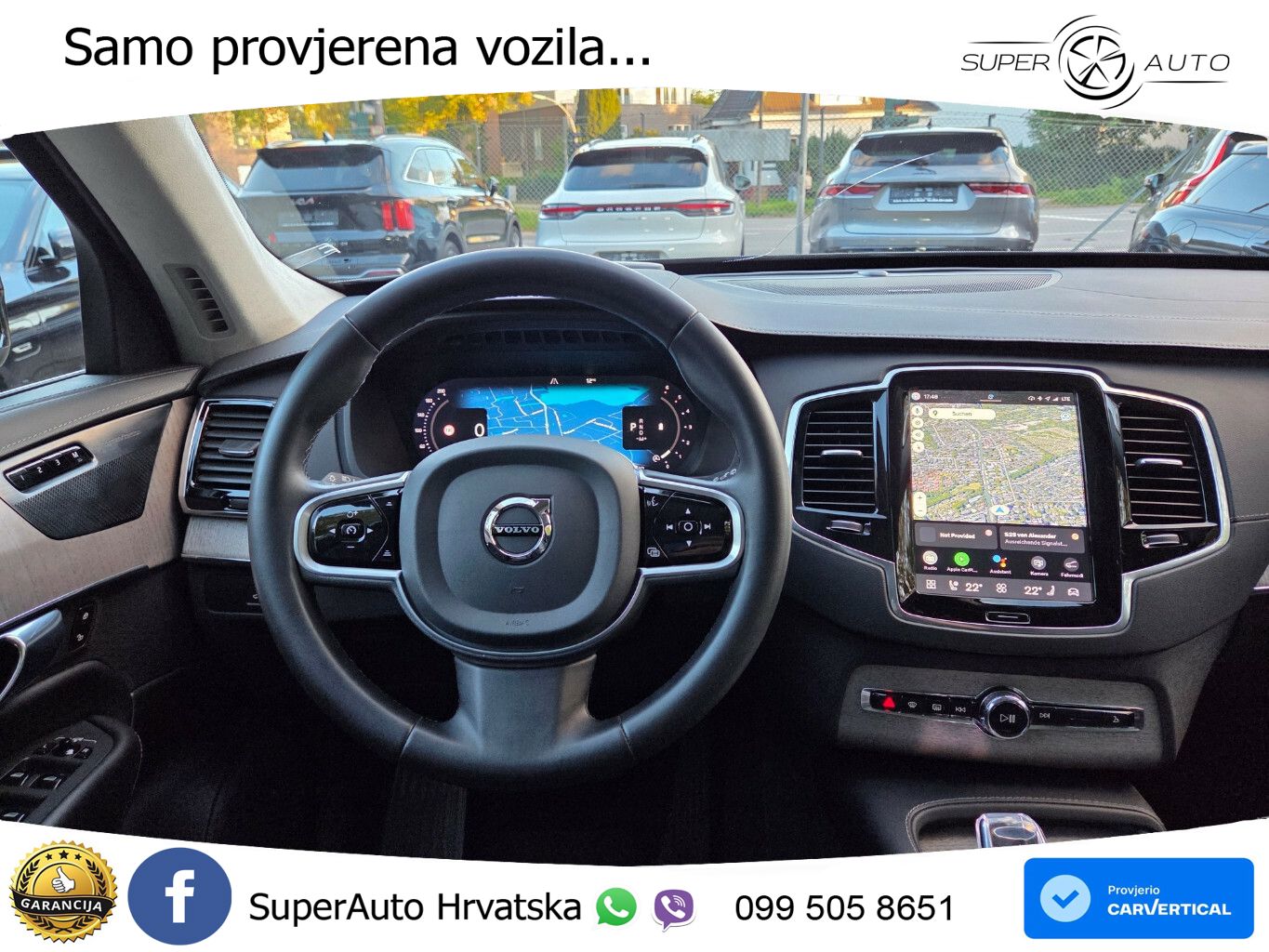 Volvo XC90 2.0 B5 Diesel AWD Automatic ZRAČNI+ACC+GR SJED+KAM+PANO