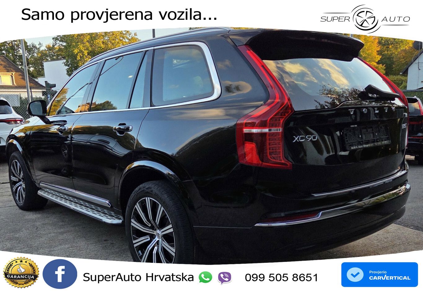Volvo XC90 2.0 B5 Diesel AWD Automatic ZRAČNI+ACC+GR SJED+KAM+PANO
