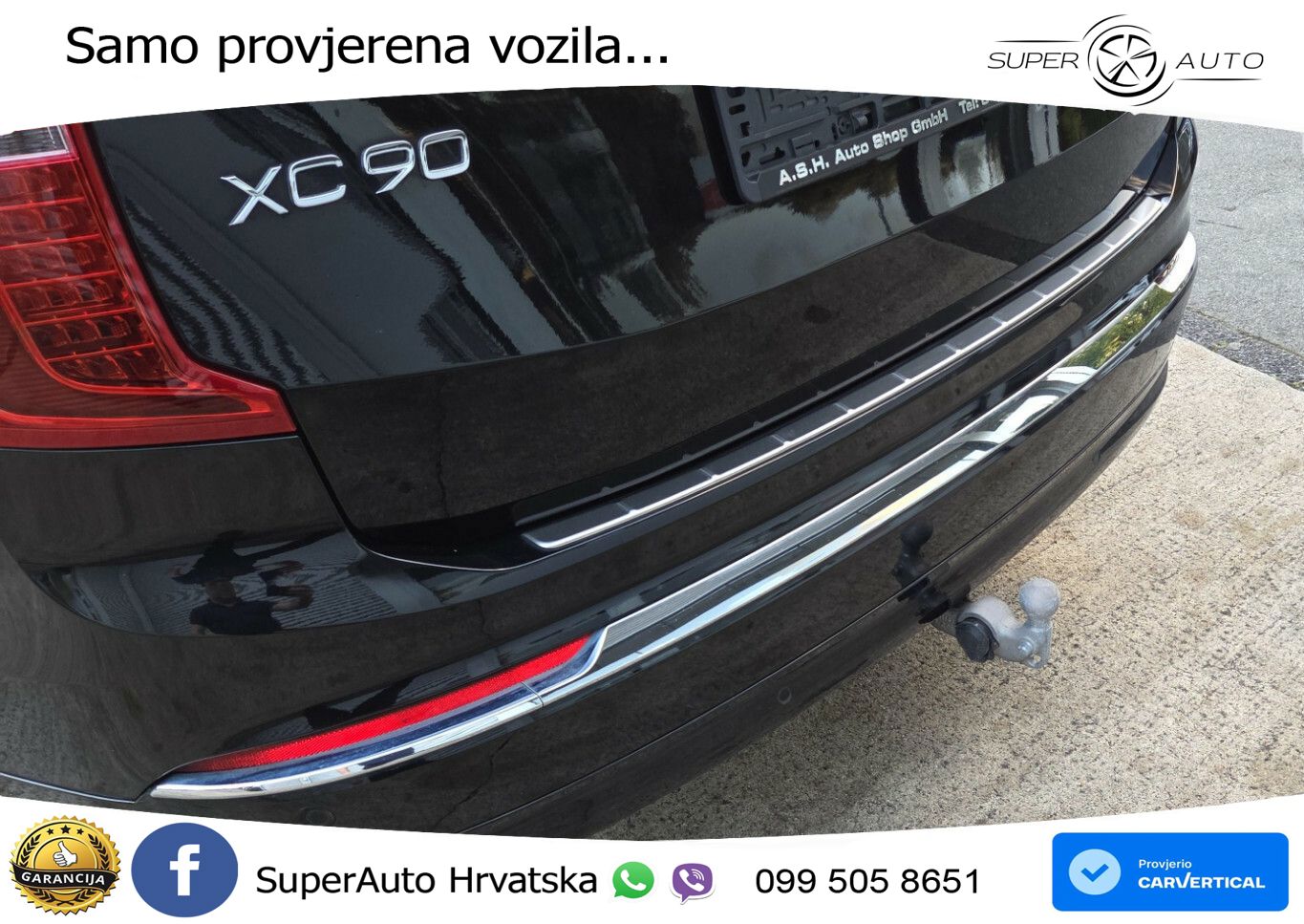 Volvo XC90 2.0 B5 Diesel AWD Automatic ZRAČNI+ACC+GR SJED+KAM+PANO
