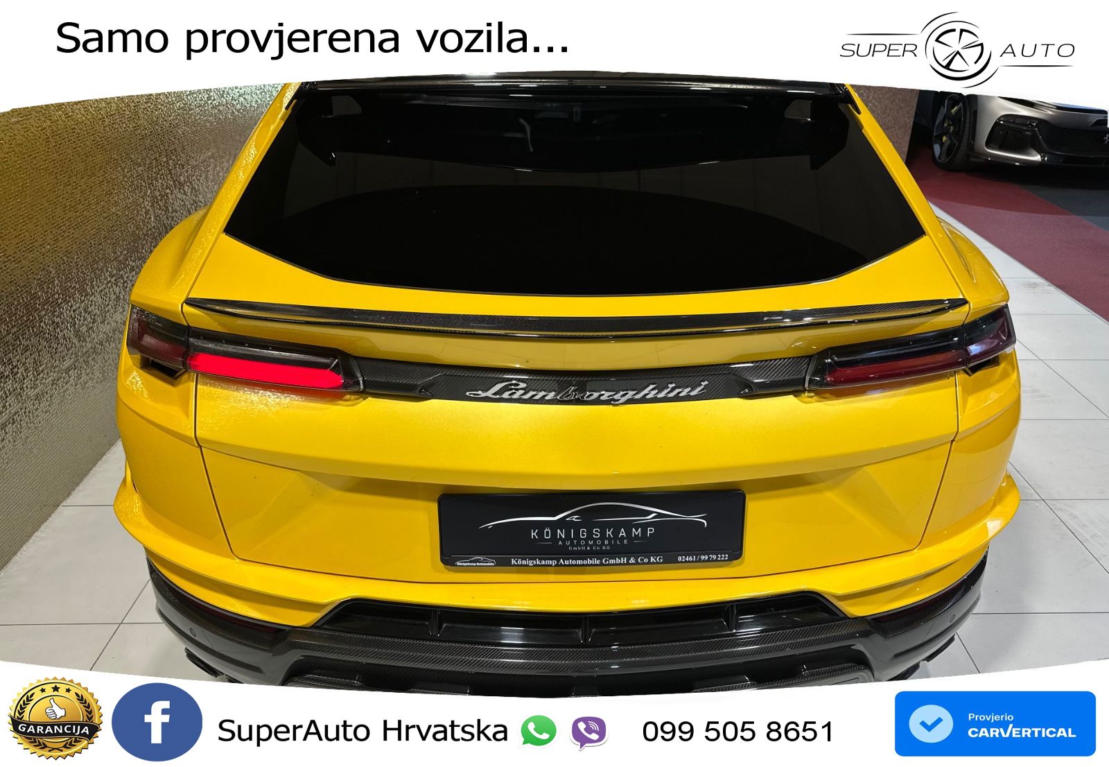 Lamborghini Urus S 4.0 V8 (666 KS) 4WD Automatic ACC+HEAD+4xGR SJED+360+PANO