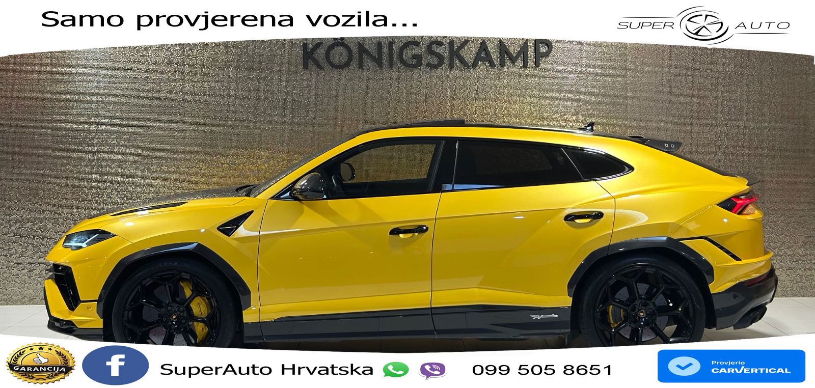 Lamborghini Urus S 4.0 V8 (666 KS) 4WD Automatic ACC+HEAD+4xGR SJED+360+PANO