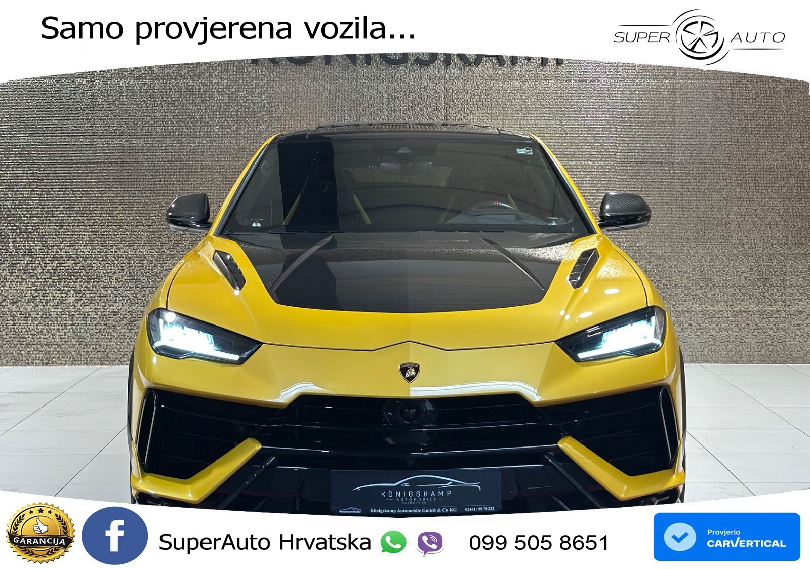 Lamborghini Urus S 4.0 V8 (666 KS) 4WD Automatic ACC+HEAD+4xGR SJED+360+PANO
