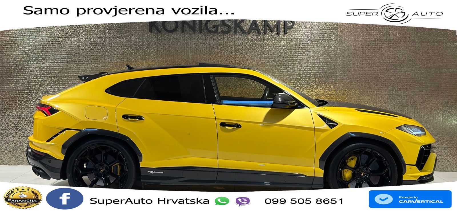 Lamborghini Urus S 4.0 V8 (666 KS) 4WD Automatic ACC+HEAD+4xGR SJED+360+PANO