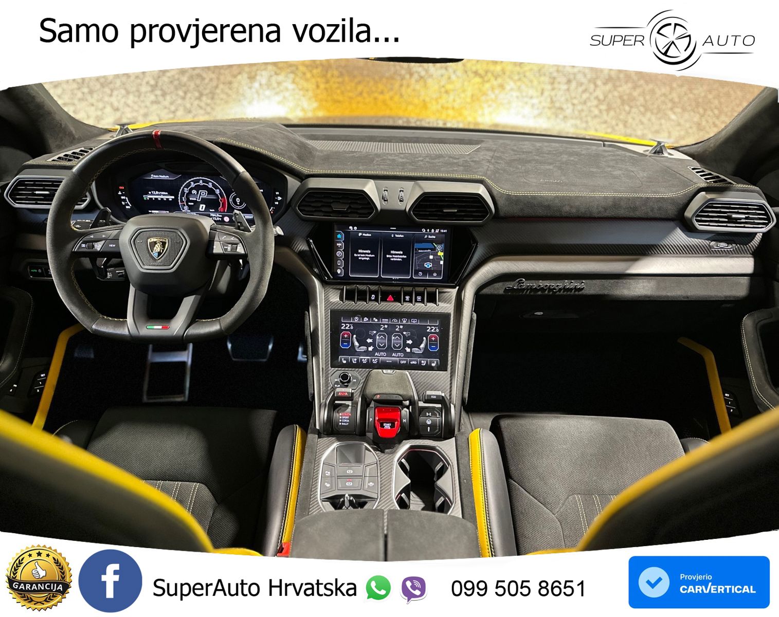 Lamborghini Urus S 4.0 V8 (666 KS) 4WD Automatic ACC+HEAD+4xGR SJED+360+PANO