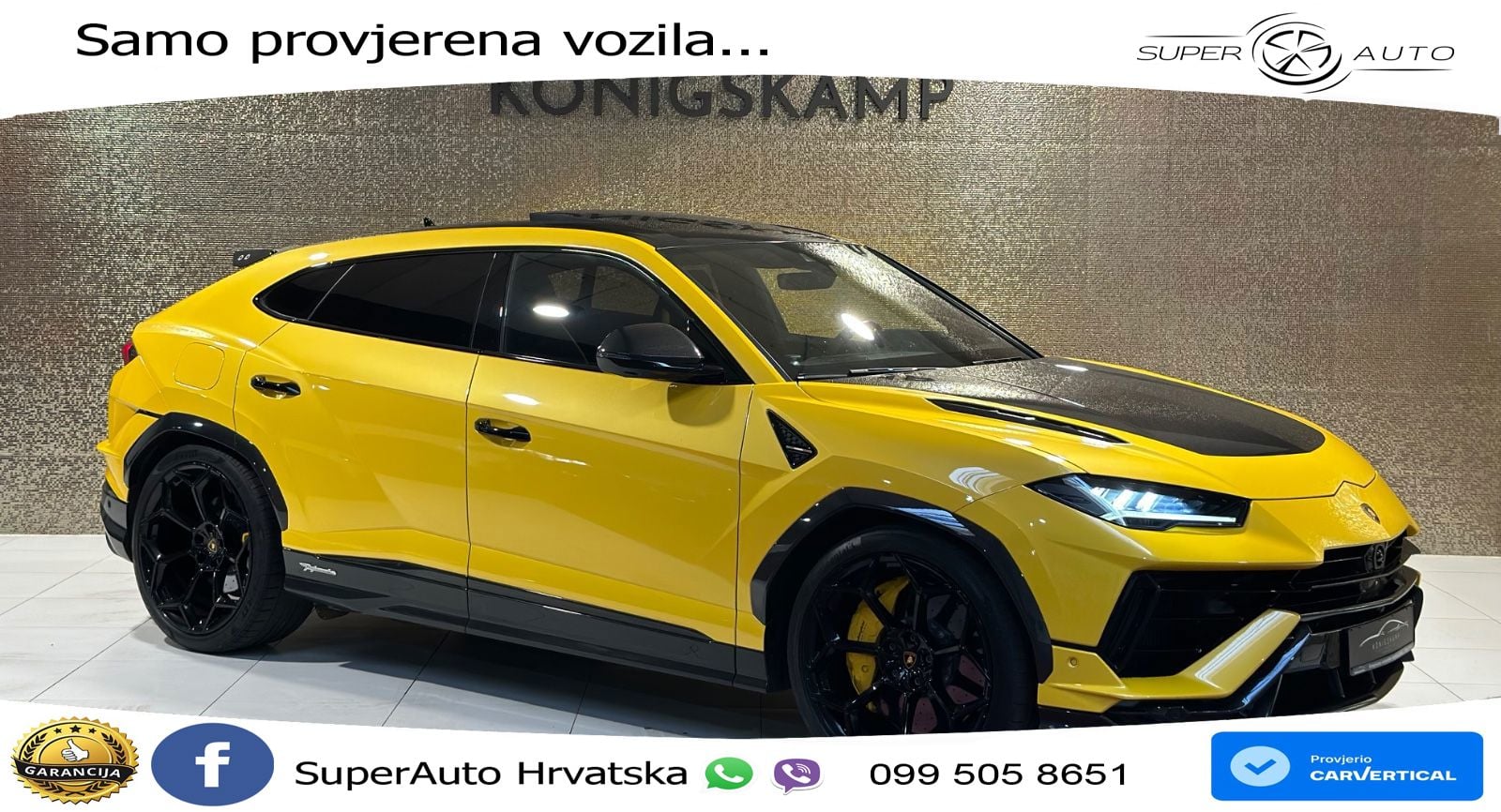 Lamborghini Urus S 4.0 V8 (666 KS) 4WD Automatic ACC+HEAD+4xGR SJED+360+PANO