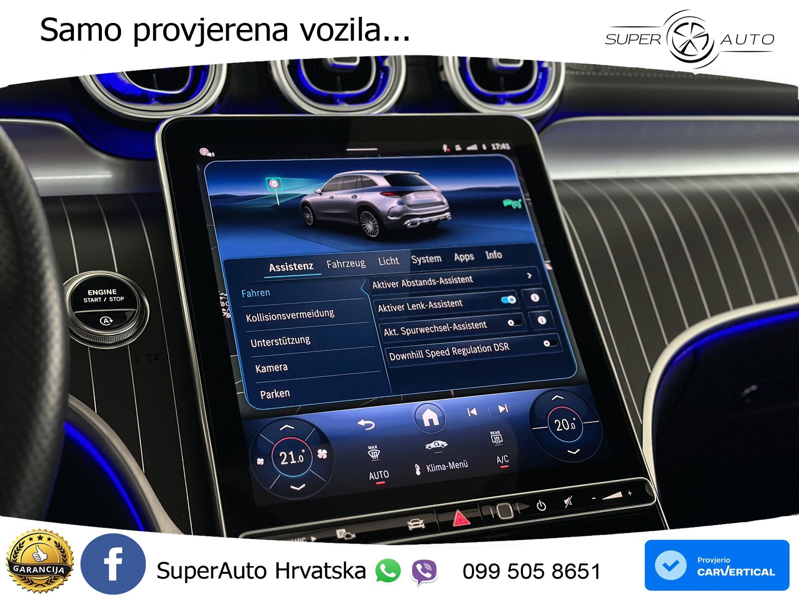 Mercedes GLC 300d (269 KS) 4MATIC 9G-TRONIC AMG ACC+GR SJED+360+PANO
