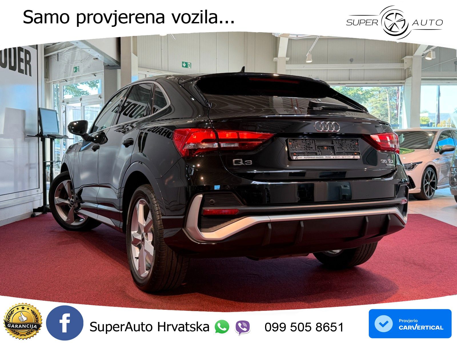 Audi Q3 Sportback 35 TDI (150 KS) quattro S tronic S line