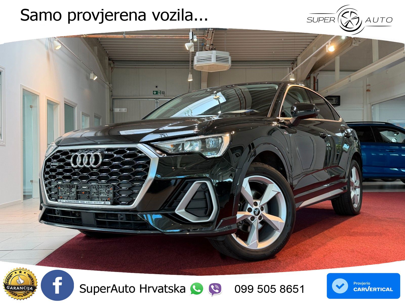 Audi Q3 Sportback 35 TDI (150 KS) quattro S tronic S line