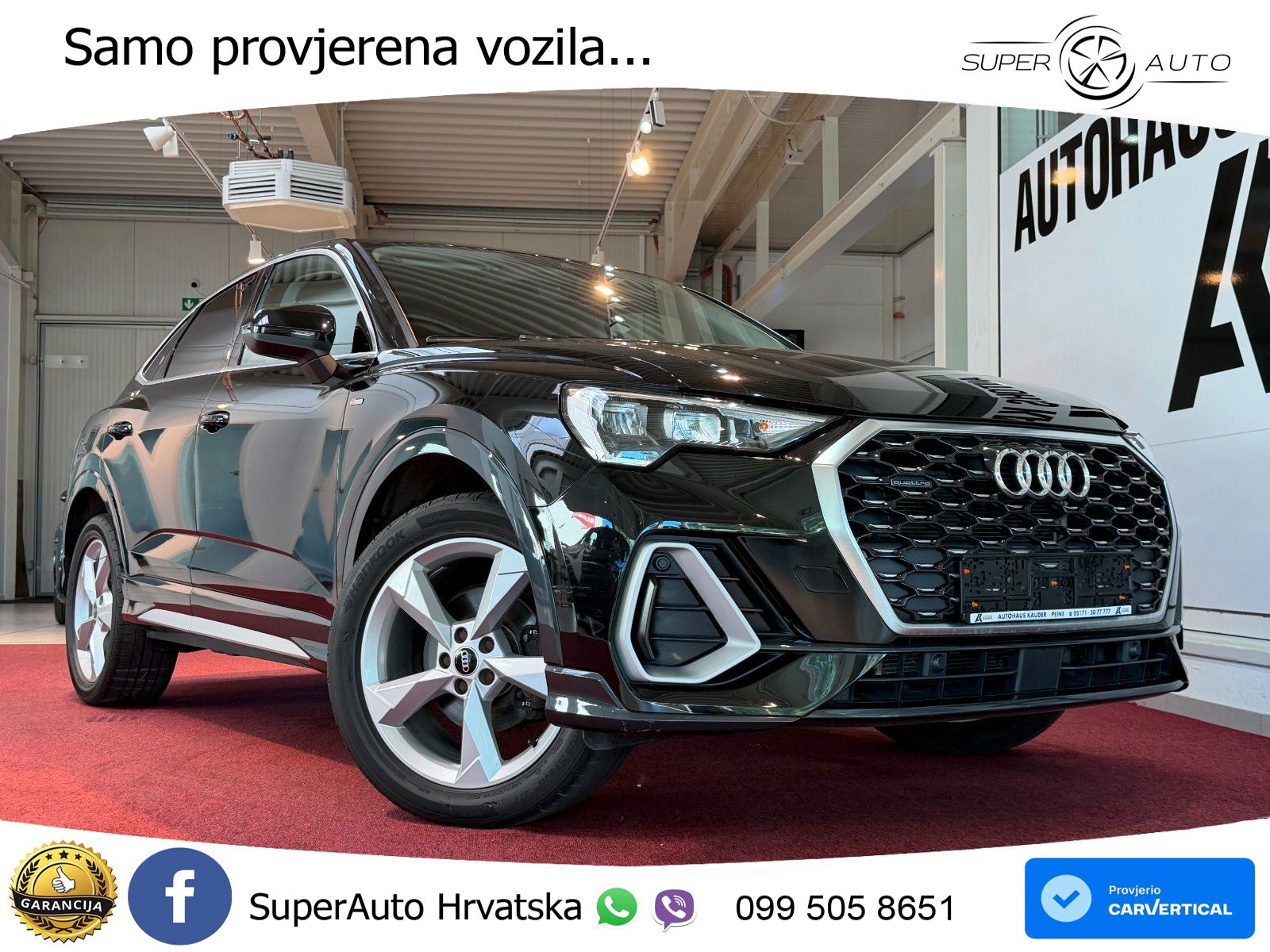 Audi Q3 Sportback 35 TDI (150 KS) quattro S tronic S line