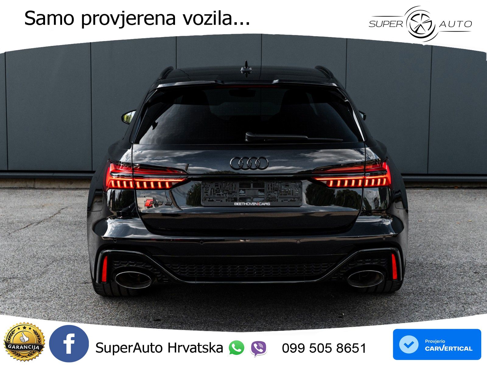 Audi RS6 Avant 4.0 TFSI V8 performance (630 KS)  quattro tiptronic