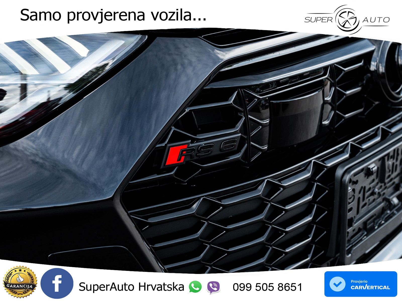 Audi RS6 Avant 4.0 TFSI V8 performance (630 KS)  quattro tiptronic