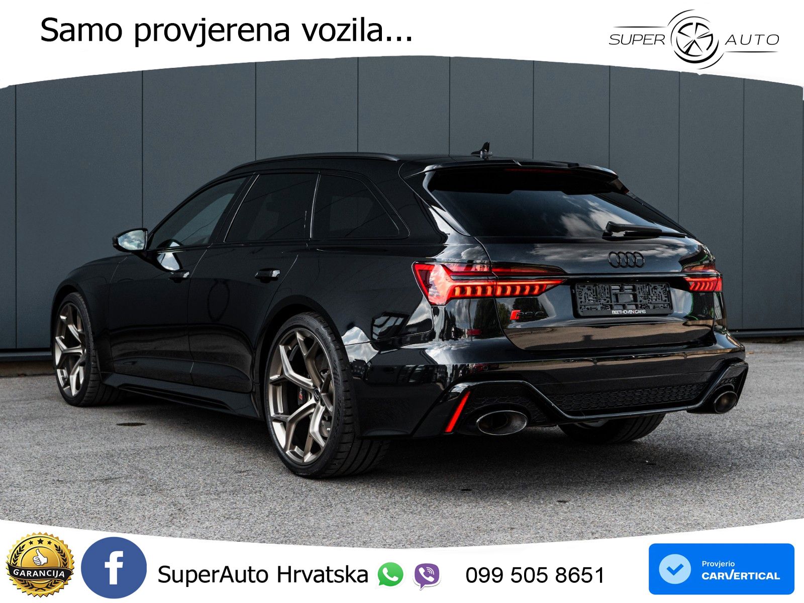 Audi RS6 Avant 4.0 TFSI V8 performance (630 KS)  quattro tiptronic