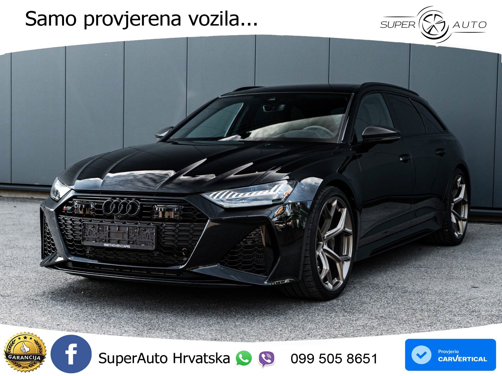 Audi RS6 Avant 4.0 TFSI V8 performance (630 KS)  quattro tiptronic