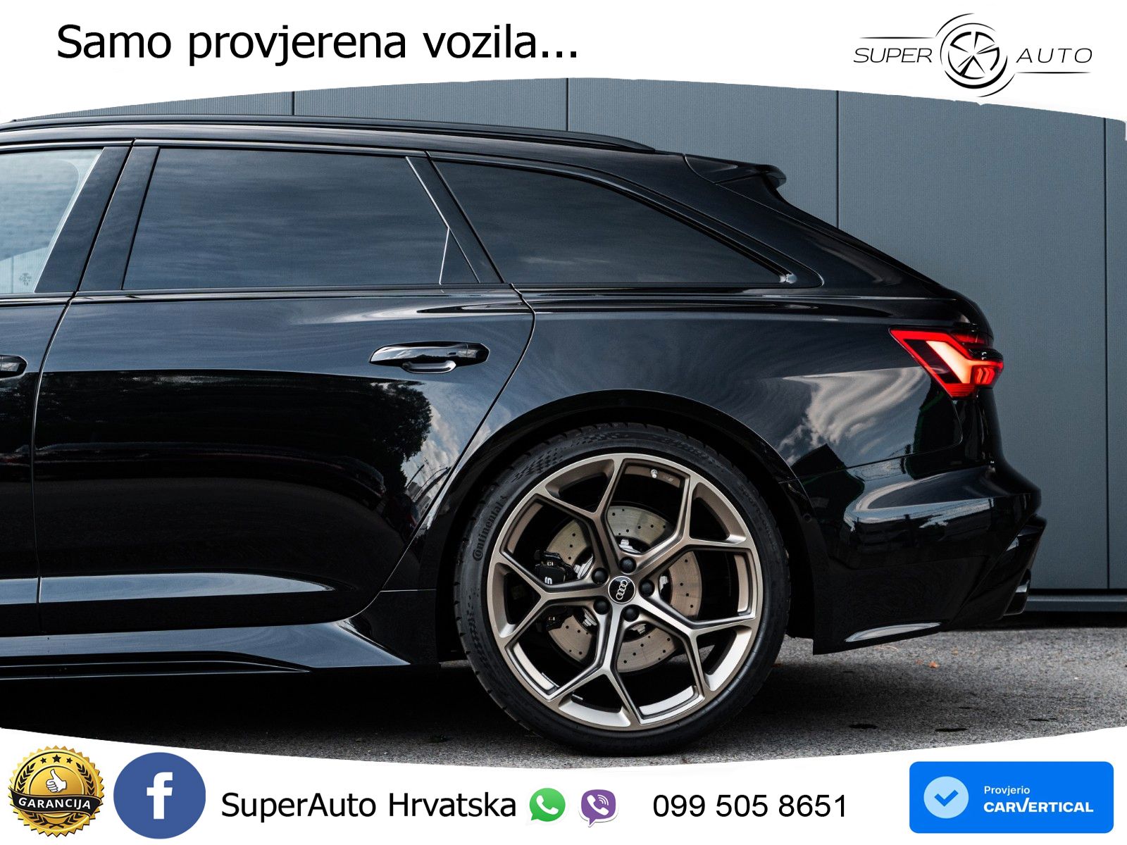 Audi RS6 Avant 4.0 TFSI V8 performance (630 KS)  quattro tiptronic