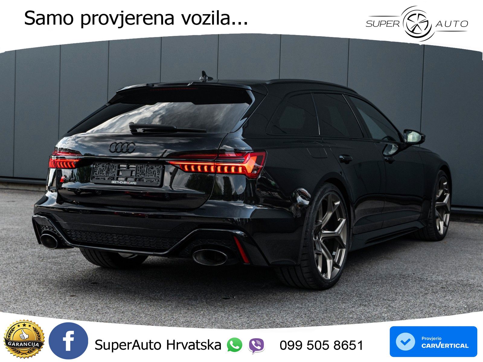 Audi RS6 Avant 4.0 TFSI V8 performance (630 KS)  quattro tiptronic