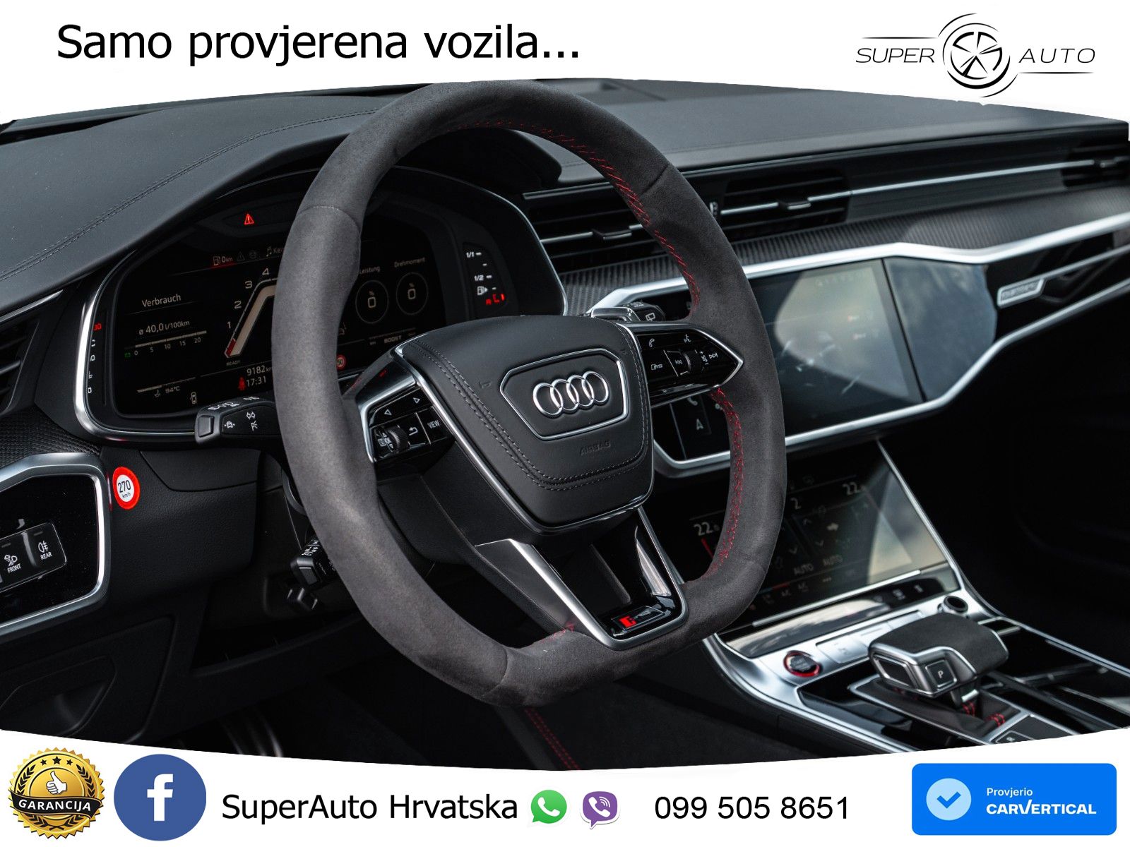 Audi RS6 Avant 4.0 TFSI V8 performance (630 KS)  quattro tiptronic