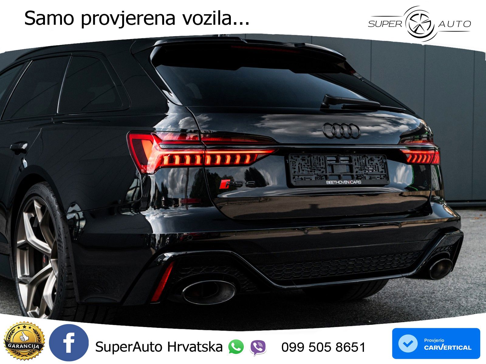 Audi RS6 Avant 4.0 TFSI V8 performance (630 KS)  quattro tiptronic