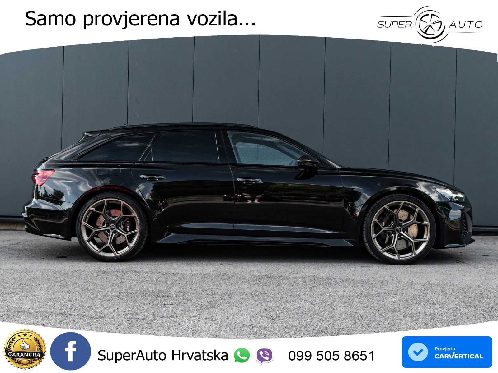 Audi RS6 Avant 4.0 TFSI V8 performance (630 KS)  quattro tiptronic