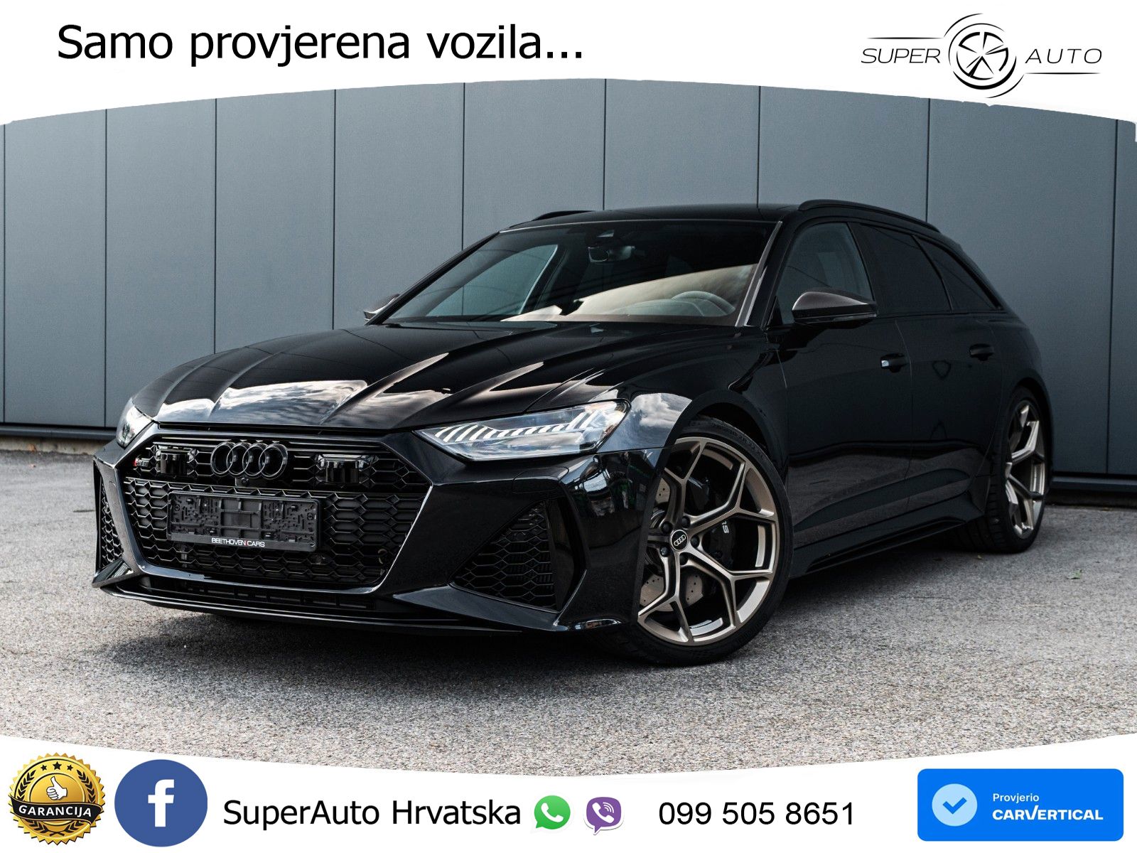 Audi RS6 Avant 4.0 TFSI V8 performance (630 KS)  quattro tiptronic