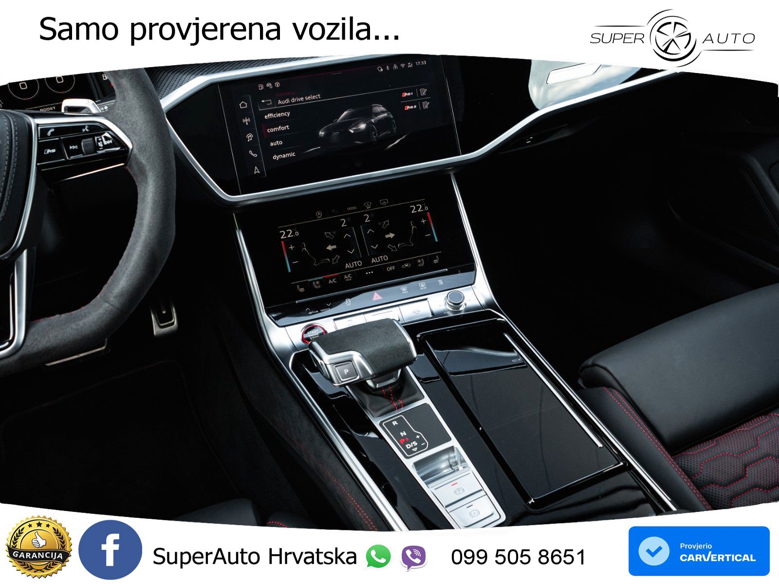 Audi RS6 Avant 4.0 TFSI V8 performance (630 KS)  quattro tiptronic