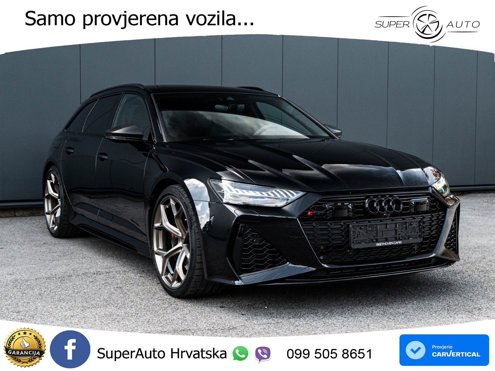 Audi RS6 Avant 4.0 TFSI V8 performance (630 KS)  quattro tiptronic