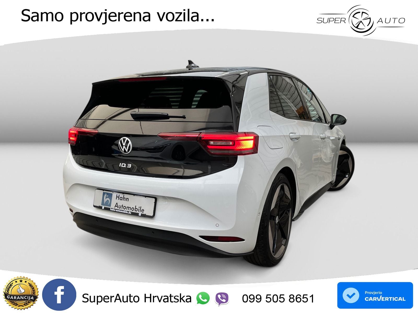 Volkswagen ID.3 Pro 62 kWh (204 KS) LED+GR SJED+ACC