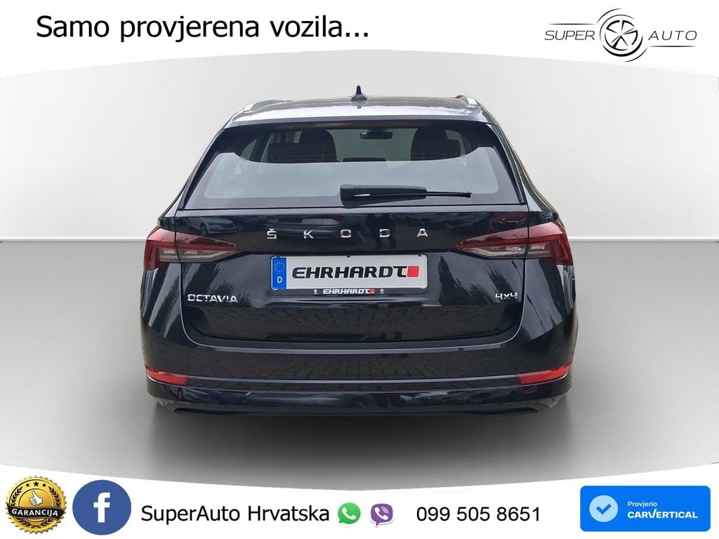 Škoda Octavia Combi 2.0 TDI (150 KS) 4x4 DSG LED+GR SJED+ACC