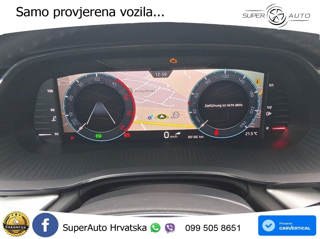 Škoda Octavia Combi 2.0 TDI (150 KS) 4x4 DSG LED+GR SJED+ACC