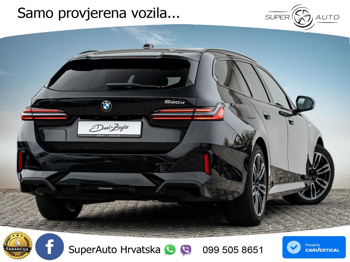BMW 520d Touring (197 KS) Steptronic M Sport ACC+HEAD+4xGR SJED+360+PANO