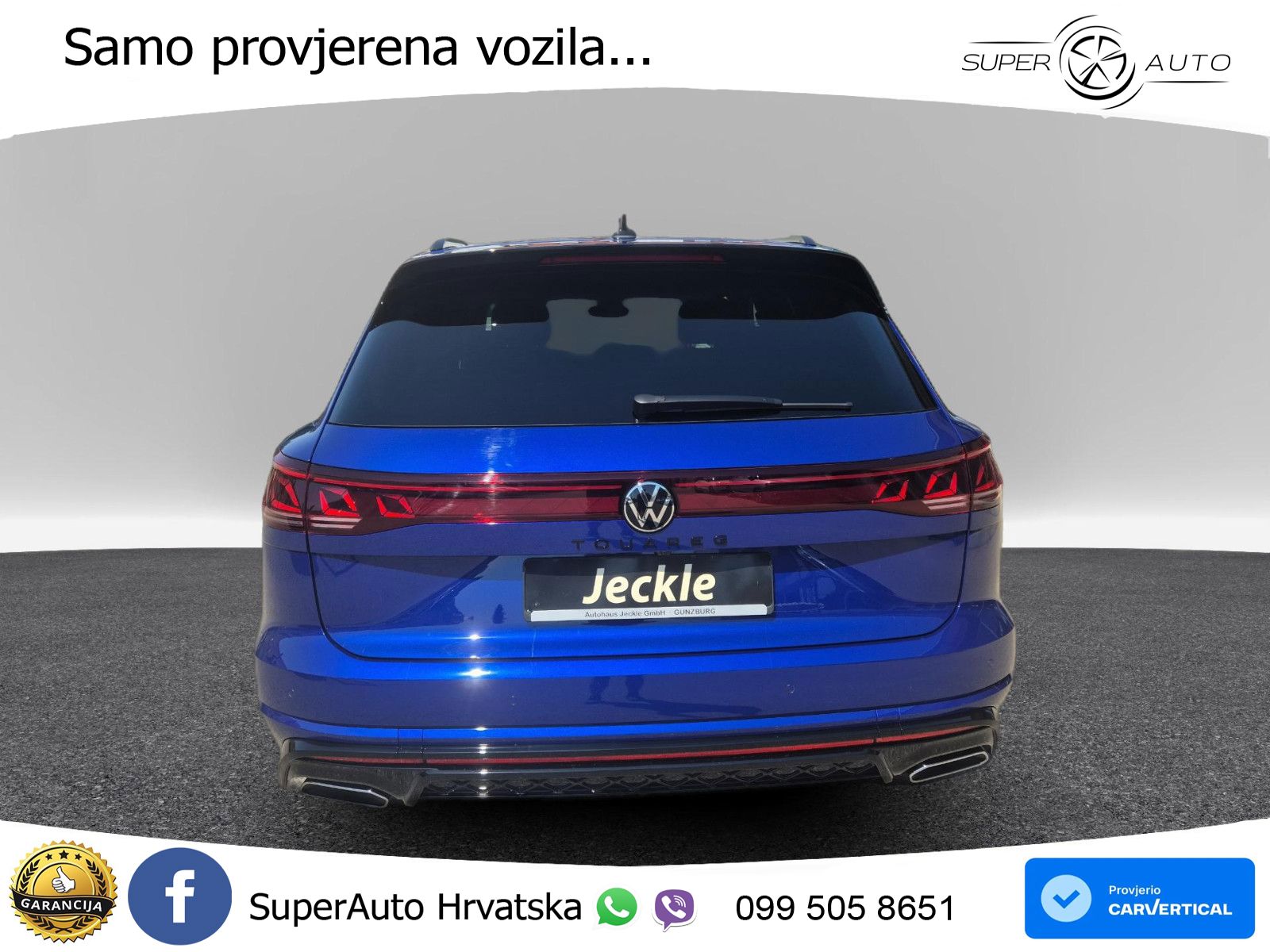 Volkswagen Touareg 3.0 V6 TDI (286 KS) 4MOTION Tiptronic ZRAČNI+ACC+GR SJED+KAM+PANO