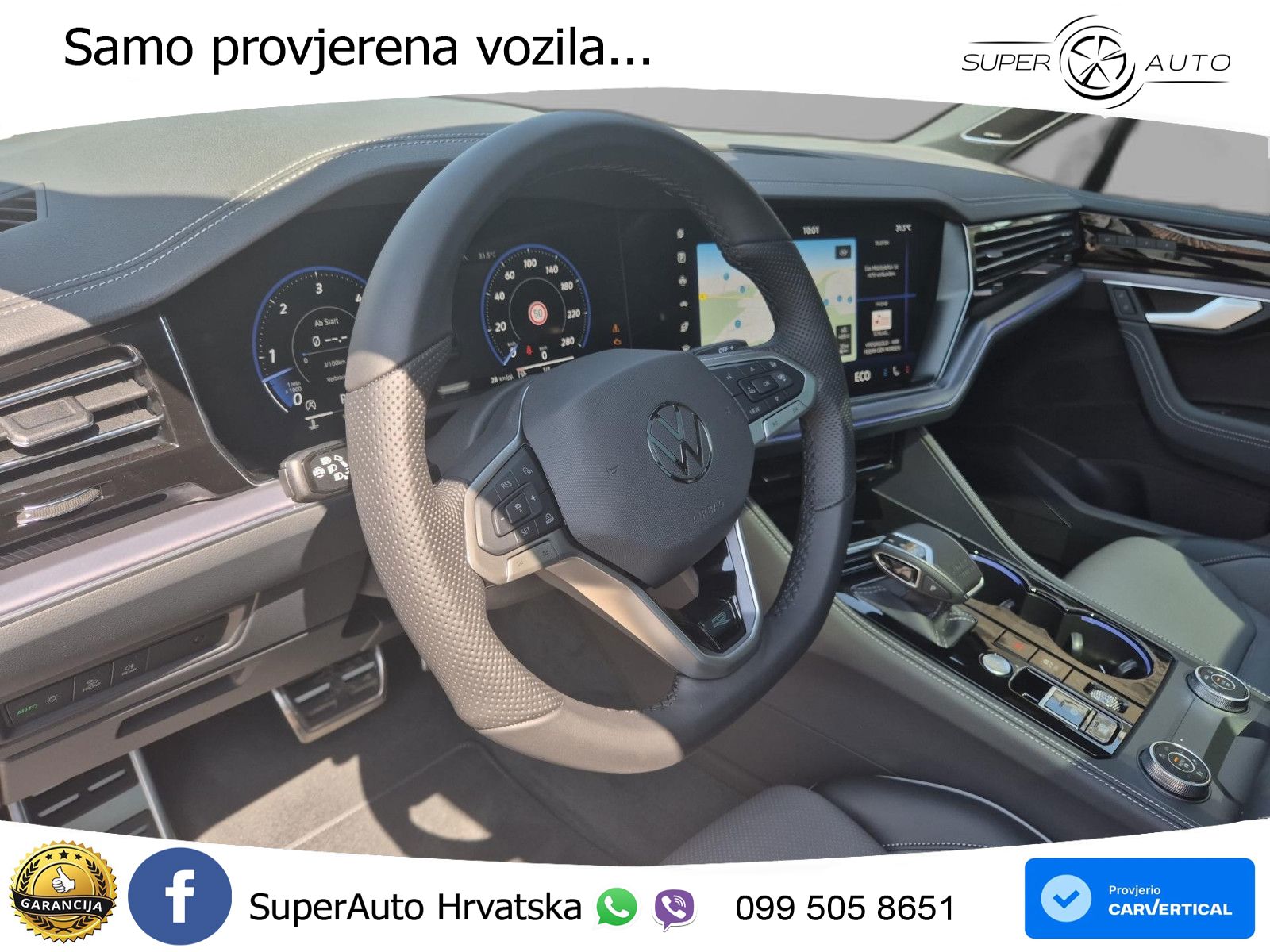 Volkswagen Touareg 3.0 V6 TDI (286 KS) 4MOTION Tiptronic ZRAČNI+ACC+GR SJED+KAM+PANO