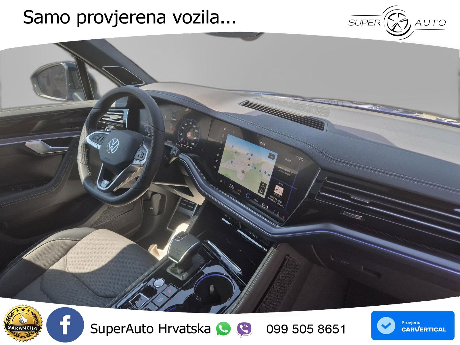Volkswagen Touareg 3.0 V6 TDI (286 KS) 4MOTION Tiptronic ZRAČNI+ACC+GR SJED+KAM+PANO