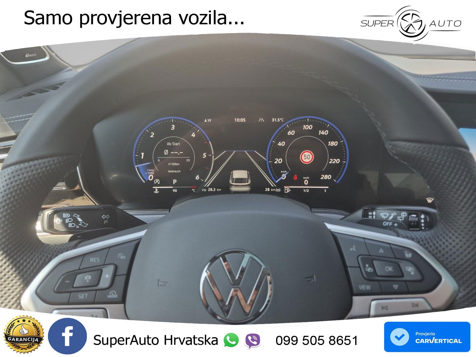Volkswagen Touareg 3.0 V6 TDI (286 KS) 4MOTION Tiptronic ZRAČNI+ACC+GR SJED+KAM+PANO