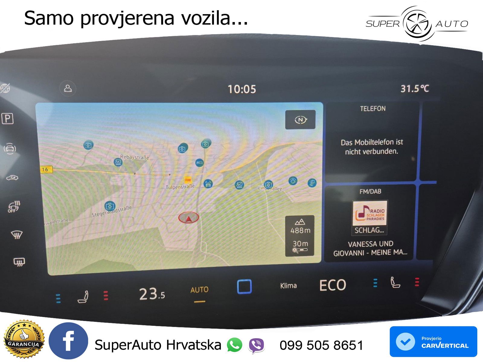 Volkswagen Touareg 3.0 V6 TDI (286 KS) 4MOTION Tiptronic ZRAČNI+ACC+GR SJED+KAM+PANO