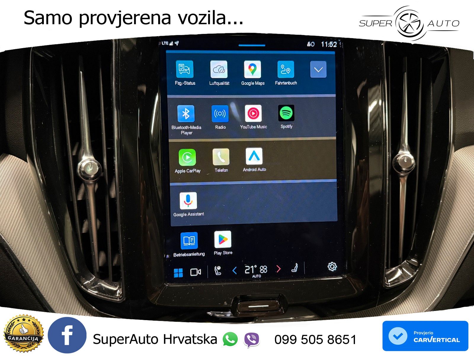 Volvo XC60 B4 Diesel AWD Geartronic ACC+GR SJED+360+PANO