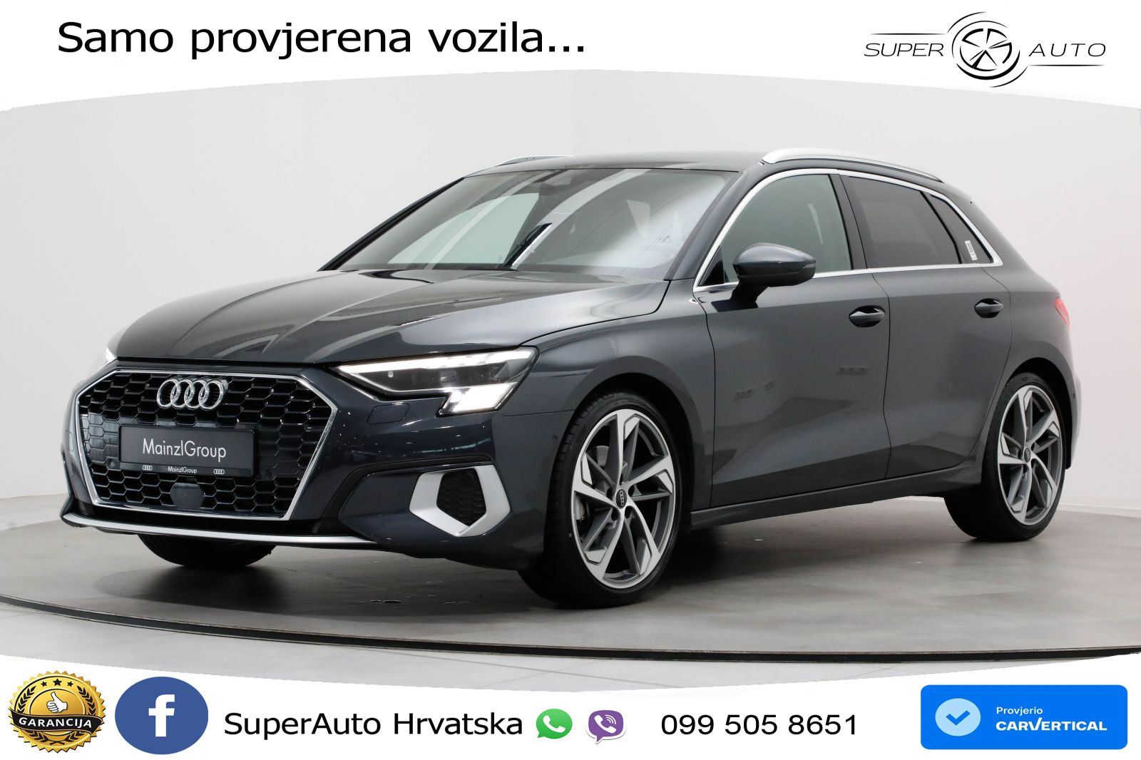 Audi A3 35 TFSI (150 KS) S tronic LED+GR SJED+ACC