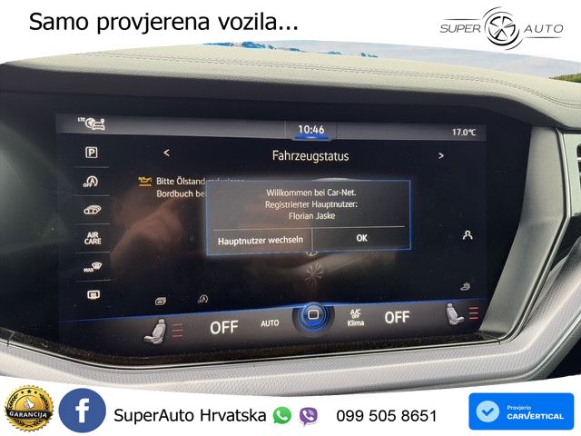 Volkswagen Touareg 3.0 V6 TDI (231 KS) 4MOTION Tiptronic R-Line ZRAČNI+ACC+GR SJED+KAM