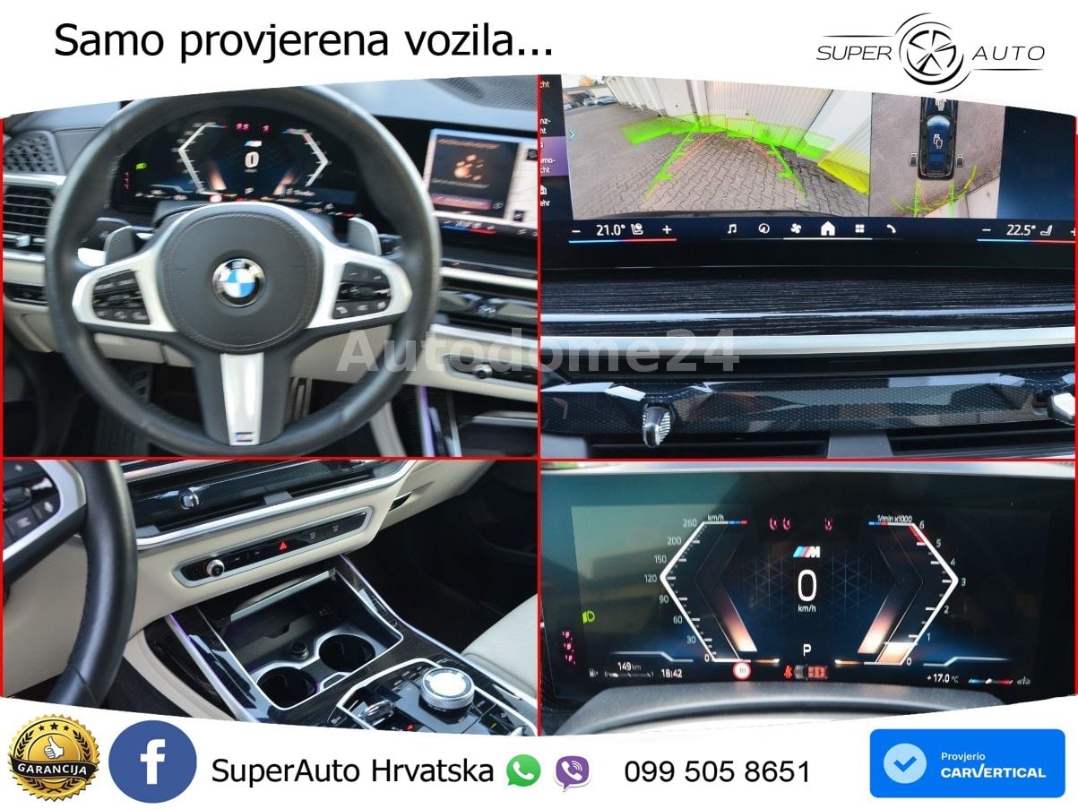 BMW X7 40d (352 KS) xDrive Steptronic M Sport LED+GR SJED+ACC