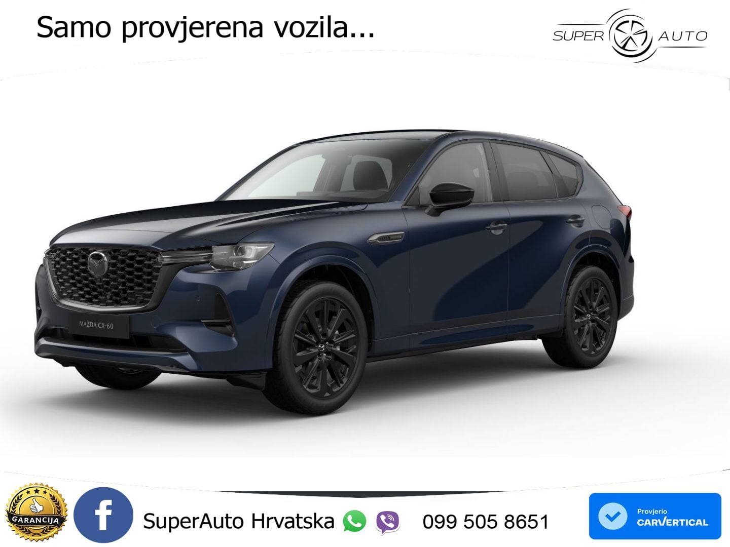 Mazda CX-60 3.3 e-Skyactiv D (254 KS) AWD Automatic LED+GR SJED+ACC