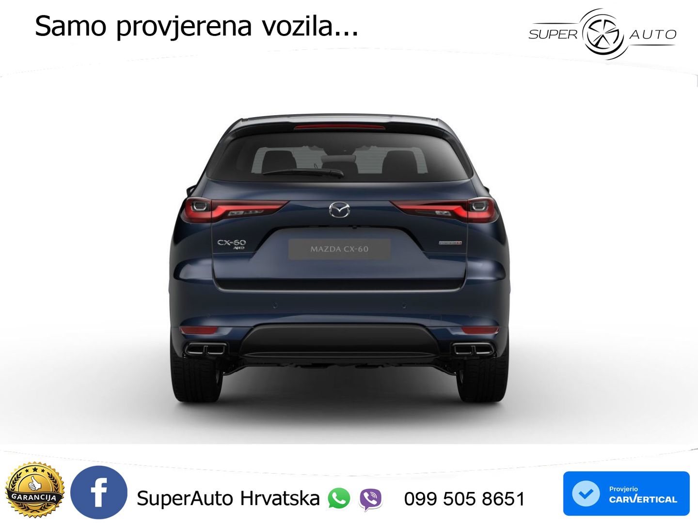 Mazda CX-60 3.3 e-Skyactiv D (254 KS) AWD Automatic LED+GR SJED+ACC