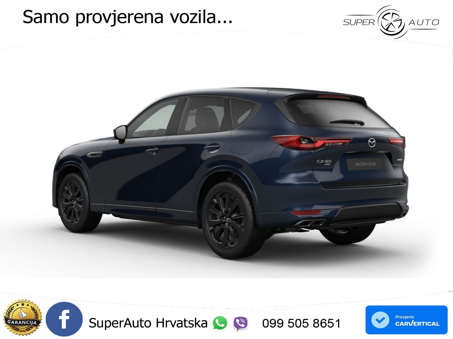 Mazda CX-60 3.3 e-Skyactiv D (254 KS) AWD Automatic LED+GR SJED+ACC
