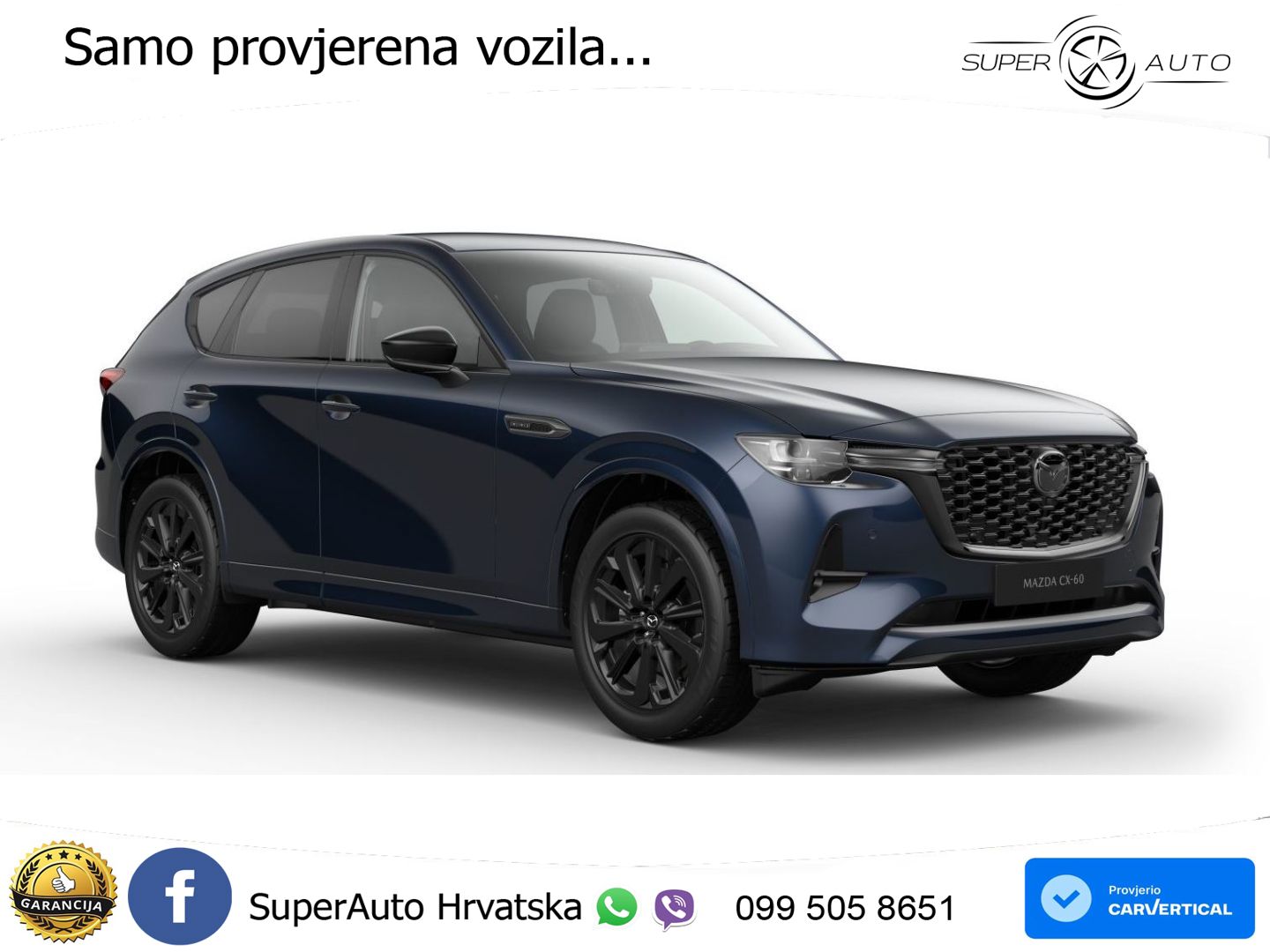 Mazda CX-60 3.3 e-Skyactiv D (254 KS) AWD Automatic LED+GR SJED+ACC