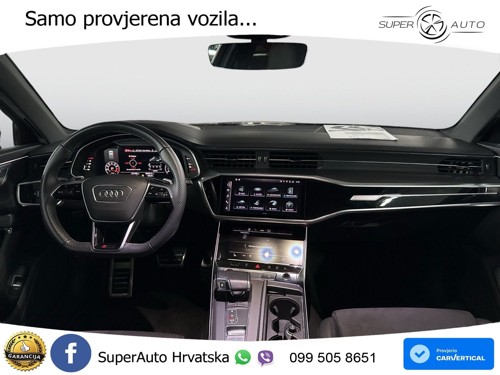 Audi RS6 Avant 4.0 TFSI V8 (600 KS) quattro Tiptronic Kuka ZRAČNI+ACC+GR SJED+KAM
