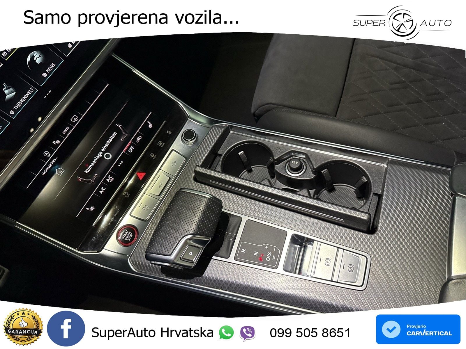 Audi RS6 Avant 4.0 TFSI V8 (600 KS) quattro Tiptronic Kuka ZRAČNI+ACC+GR SJED+KAM