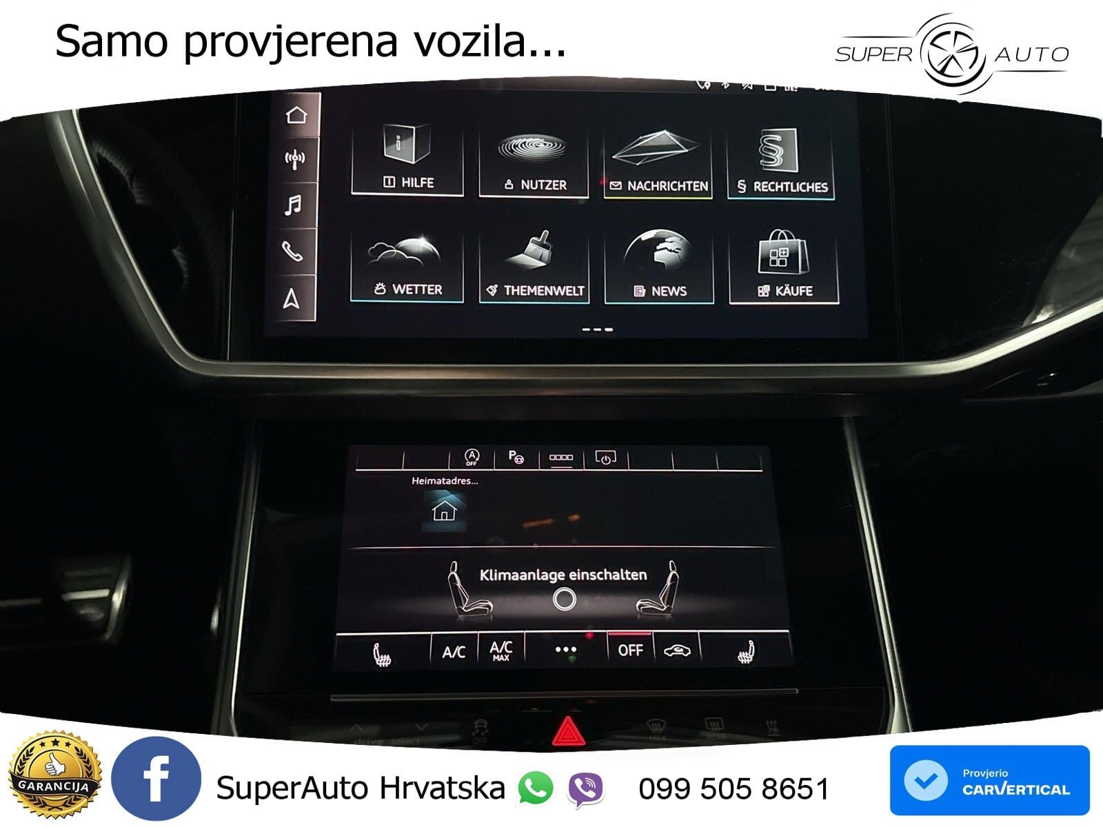 Audi RS6 Avant 4.0 TFSI V8 (600 KS) quattro Tiptronic Kuka ZRAČNI+ACC+GR SJED+KAM