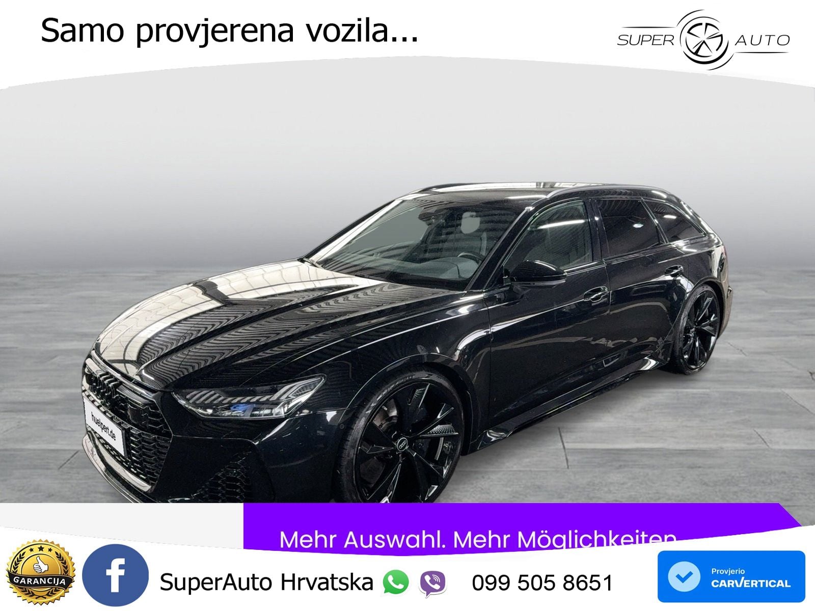 Audi RS6 Avant 4.0 TFSI V8 (600 KS) quattro Tiptronic Kuka ZRAČNI+ACC+GR SJED+KAM