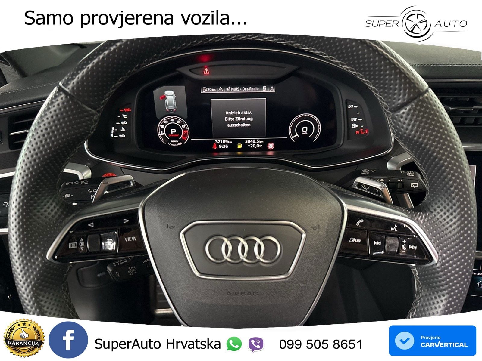 Audi RS6 Avant 4.0 TFSI V8 (600 KS) quattro Tiptronic Kuka ZRAČNI+ACC+GR SJED+KAM